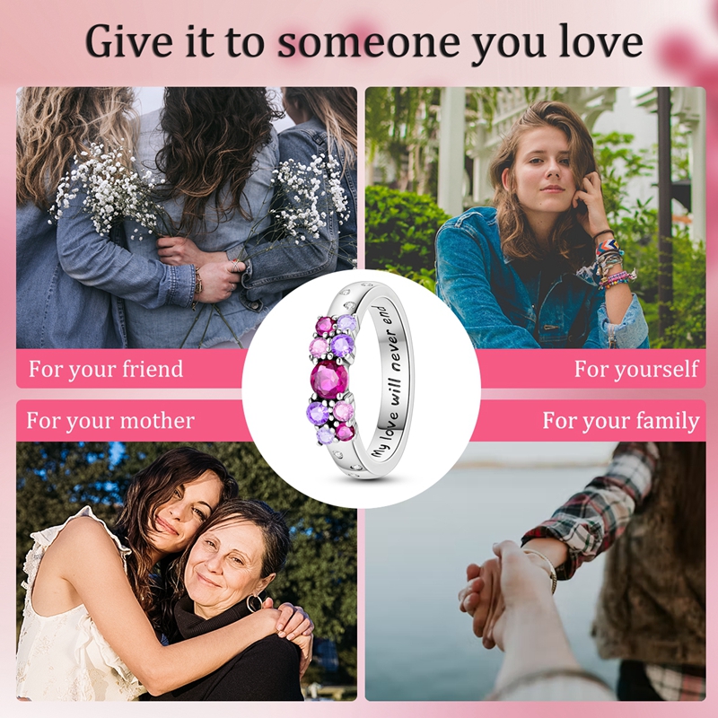High-Quality Hypoallergenic Women's Personalized Wide Ring